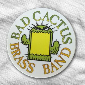 Bass Drum Logo Sticker